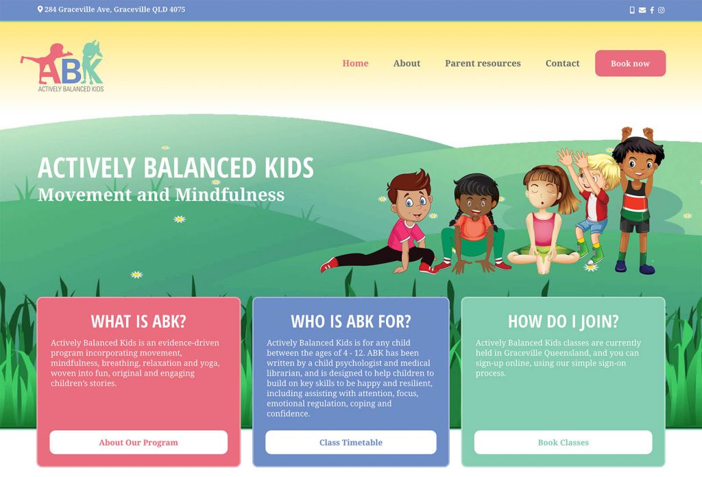 A fun, attractive, engaging homepage utilising css transitions to give the animated characters some 'bounce'.
